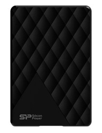 SILICON POWER εξωτερικός HDD 1TB Diamond D06, USB 3.0, Black