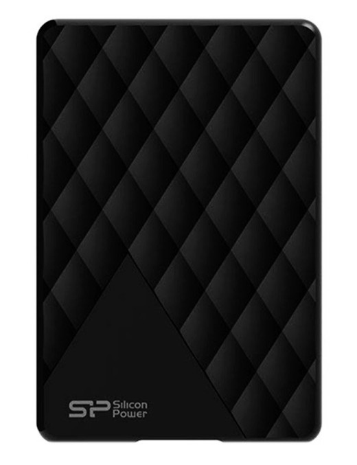 SILICON POWER εξωτερικός HDD 1TB Diamond D06, USB 3.0, Black