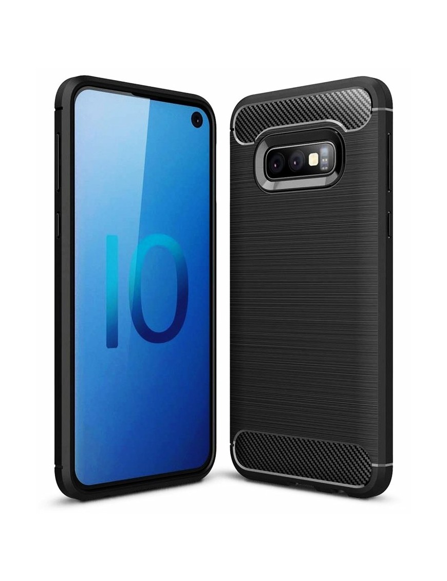 POWERTECH Θήκη Carbon Flex MOB-1254 για Samsung Galaxy S10e, μαύρη