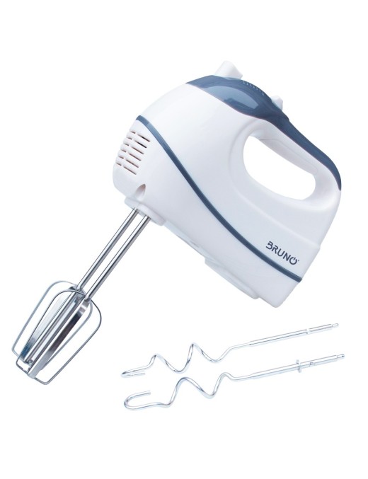 BRUNO Μίξερ χειρός, 6 ταχύτητες, 20cm αναδευτήρες & ζυμωτήρες, 300W