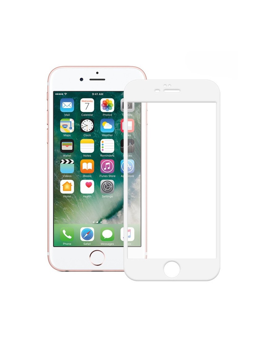 POWERTECH Tempered Glass 5D Full Glue για iPhone 6 Plus, White