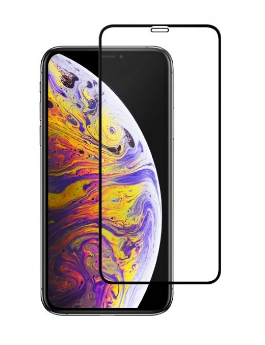 POWERTECH Tempered Glass 5D Full Glue TGC-0265 για iPhone X, μαύρο