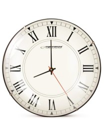 ESPERANZA Ρολόι τοίχου Roma EHC018R, 30cm, λευκό