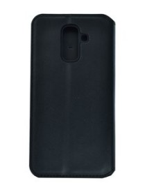 POWERTECH Θήκη Slim Leather για Samsung A6 Plus 2018, μαύρη