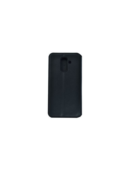 POWERTECH Θήκη Slim Leather για Samsung A6 Plus 2018, μαύρη