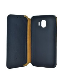 POWERTECH Θήκη Slim Leather για Samsung J4 2018, μαύρη