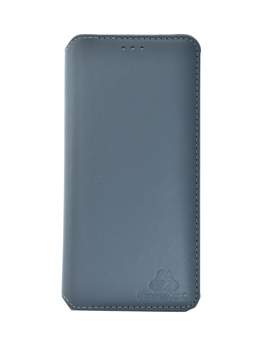 POWERTECH Θήκη Slim Leather για Samsung J6 Plus 2018, γκρι