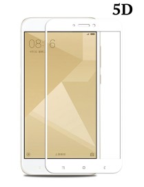 POWERTECH Tempered Glass 5D Full Glue, Xiaomi Redmi 5A Qualcomm, λευκό