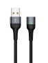 POWERTECH Καλώδιο USB 2.0 PT-757, μαγνητικό, 1m, μαύρο