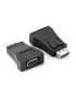POWERTECH Αντάπτορας DisplayPort (M) σε VGA (F) CAB-DP035, μαύρο