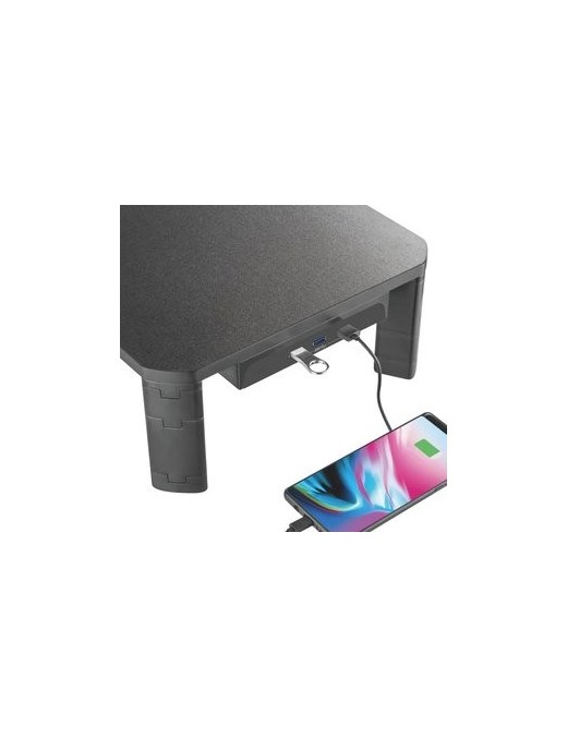 BRATECK επιτραπέζια βάση AMS-7 για οθόνη 17-32", 3x USB 3.0, 20kg