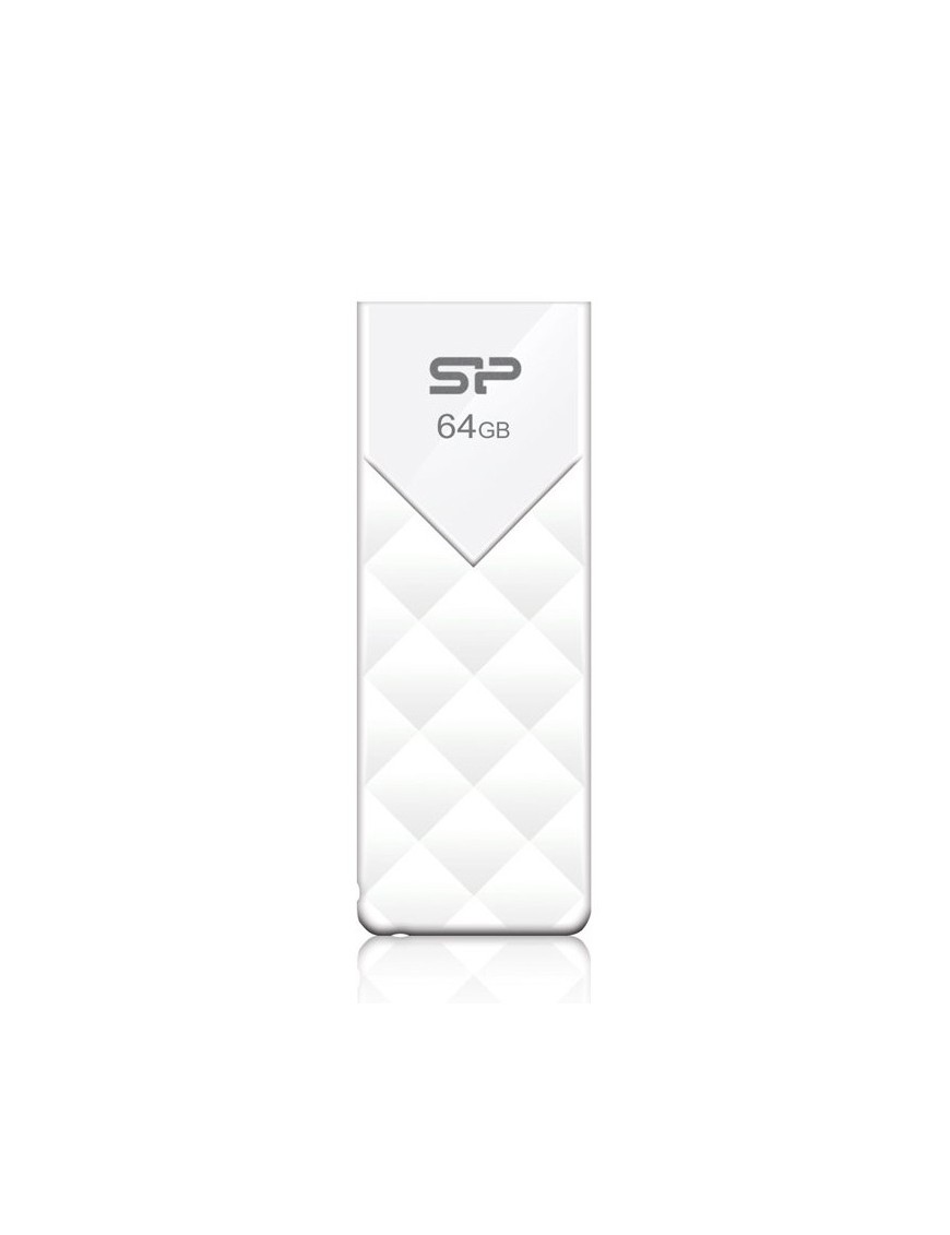 SILICON POWER USB Flash Ultima U03, 64GB, USB 2.0, λευκό