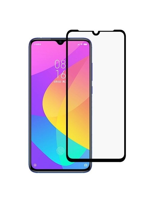 POWERTECH Tempered Glass 5D Full Glue, Xiaomi Mi CC9 Qualcomm, μαύρο