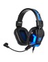 SADES Gaming Headset Element SA-702-BL, blue LED, 3.5mm, 40mm ακουστικά
