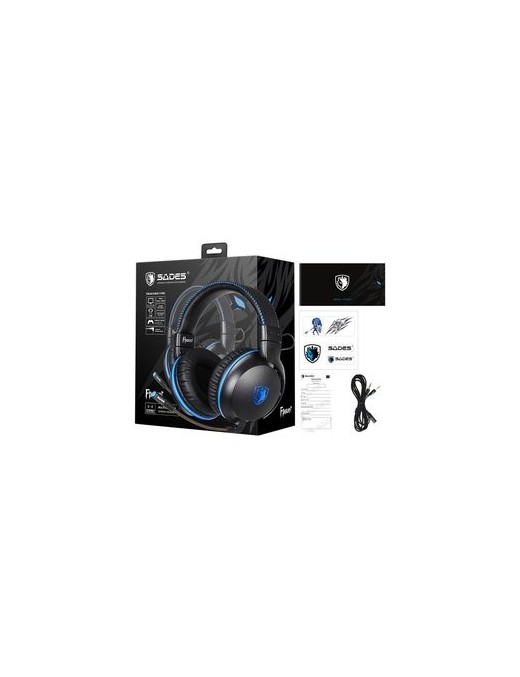 SADES Gaming Headset Fpower SA-717-BL, multiplatform, 3.5mm