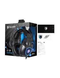 SADES Gaming Headset Dazzle SA-905-BL, 7.1CH, USB, 50mm ακουστικά