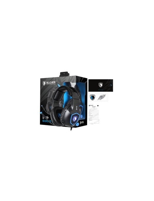 SADES Gaming Headset Dazzle SA-905-BL, 7.1CH, USB, 50mm ακουστικά
