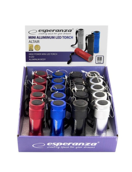 ESPERANZA Επιτραπέζιο Βox Stand φακών LED Altair EOT004M, 20τμχ