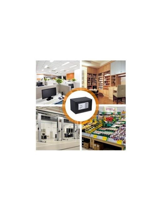 POWERTECH Χρηματοκιβώτιο ασφαλείας SB-20EDA, 3-8 ψηφίων, 20x31x20cm