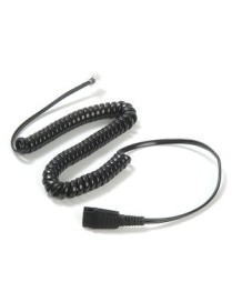 VT Headset VT5000-RJ09 UNC mono, flex-boom, QD, με καλώδιο QD σε RJ9