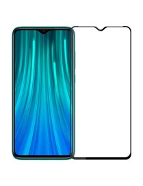 POWERTECH Tempered Glass 5D, Full Glue, Xiaomi Redmi Note 8, μαύρο