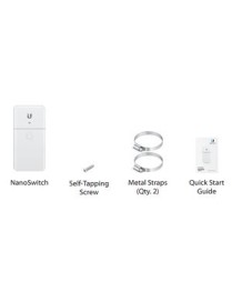 UBIQUITI PoE NanoSwitch N-SW, 4-Port 10/100/1000Mbps, outdoor