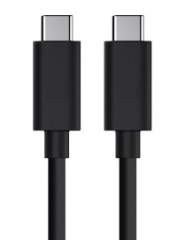 POWERTECH καλώδιο USB Type-C σε Type-C CAB-UC041, 5A, copper, 1m, μαύρο