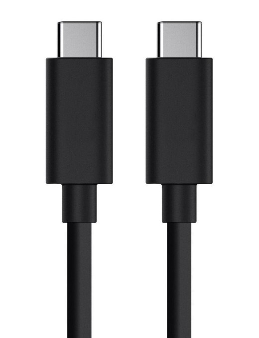 POWERTECH καλώδιο USB Type-C σε Type-C CAB-UC041, 5A, copper, 1m, μαύρο