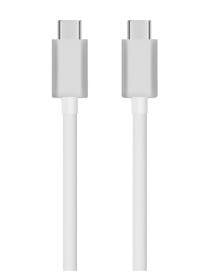 POWERTECH καλώδιο USB Type-C σε Type-C CAB-UC042, 5A, copper, 1m, λευκό