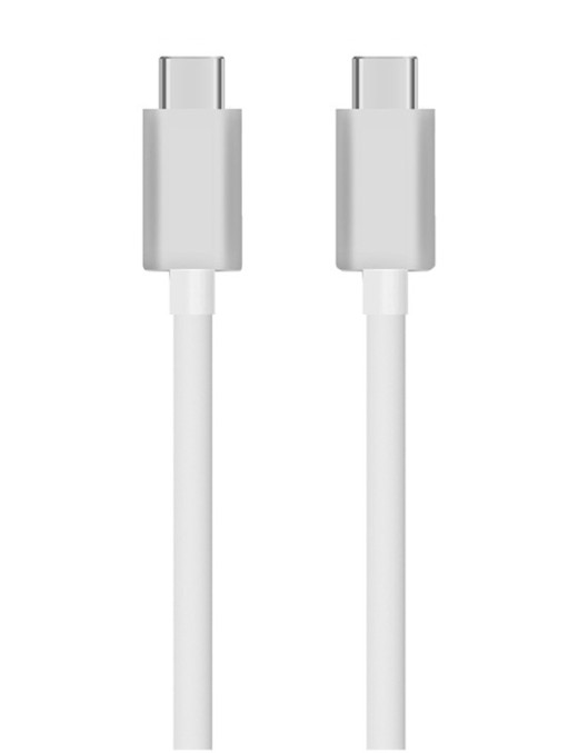 POWERTECH καλώδιο USB Type-C σε Type-C CAB-UC042, 5A, copper, 1m, λευκό