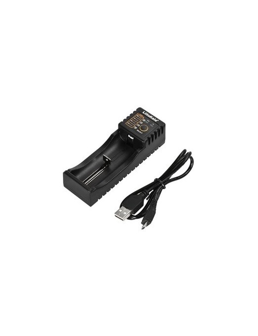 LIITOKALA φορτιστής LII-100B για μπαταρίες NiMH/CD, Li-Ion, IMR, 1 slot