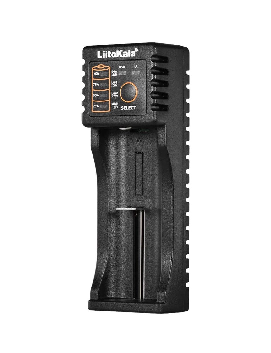 LIITOKALA φορτιστής LII-100B για μπαταρίες NiMH/CD, Li-Ion, IMR, 1 slot