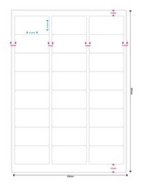 MEDIARANGE Ετικέτες πολλαπλών χρήσεων MRINK150, 63.5x33.9mm, 1200τμχ