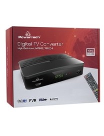 POWERTECH ψηφιακός δέκτης PT-779, MPEG4, DVB-T2, H.265, RJ45