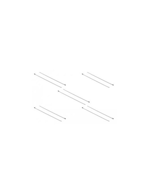DELOCK μεταλλικός σφιγκτήρας καλωδίων 18774, 500x7.9mm, 10τμχ