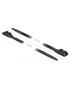 DELOCK Δεματικά καλωδίων 18889, 250x9mm, μαύρο, 10τμχ