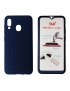 POWERTECH Θήκη Body 360° με Tempered Glass για Samsung A20, μπλε