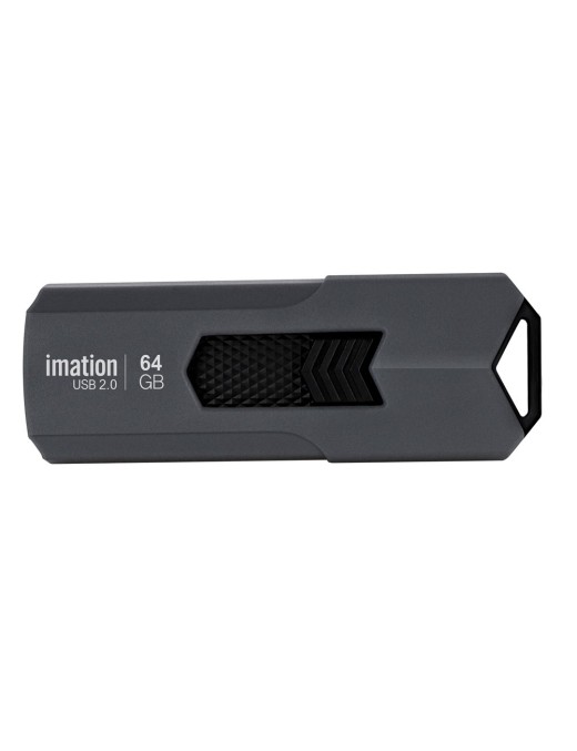 IMATION USB Flash Drive Iron KR03020047, 64GB, USB 2.0, γκρι