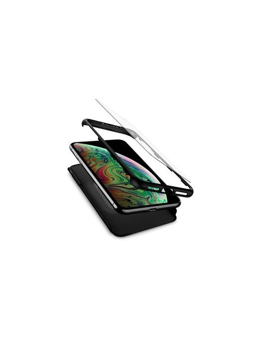 POWERTECH Θήκη Body 360° με Tempered Glass για Xiaomi Mi 9, μπλε
