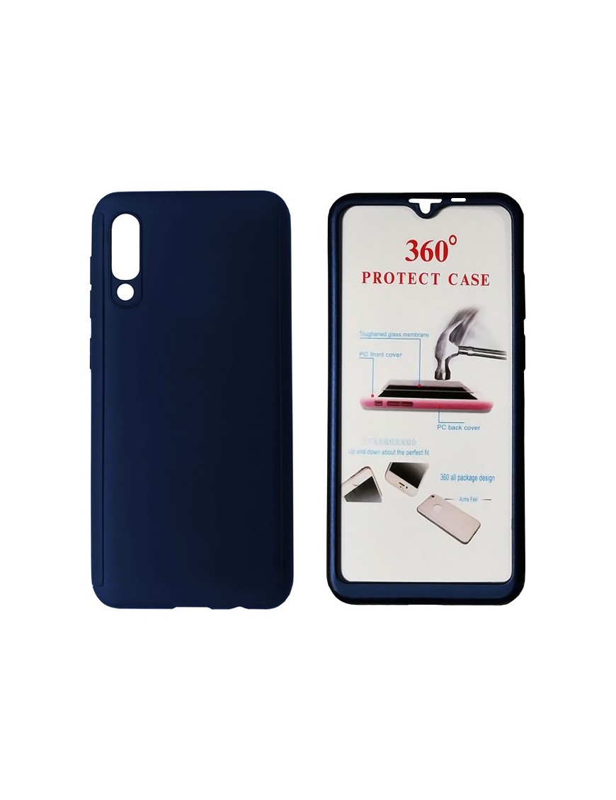POWERTECH Θήκη Body 360° με Tempered Glass για Xiaomi Mi 9, μπλε