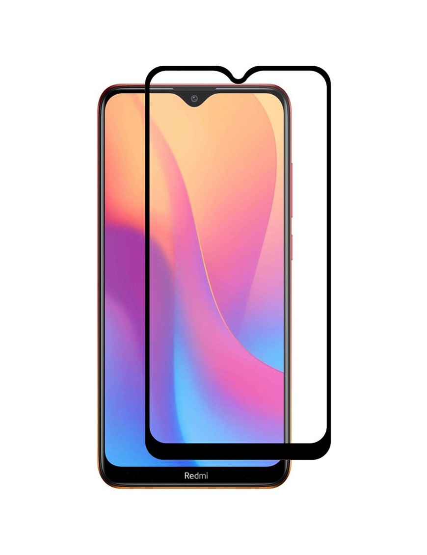 POWERTECH Tempered Glass 5D, Full Glue, Xiaomi Redmi 8A, μαύρο