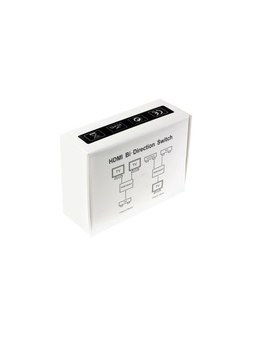 POWERTECH HDMI Bi-Direction switch 2 σε 1, 4K x 2K & 3D, μαύρο