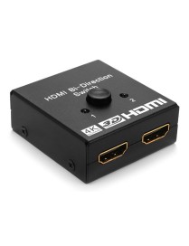 POWERTECH HDMI Bi-Direction switch 2 σε 1, 4K x 2K & 3D, μαύρο