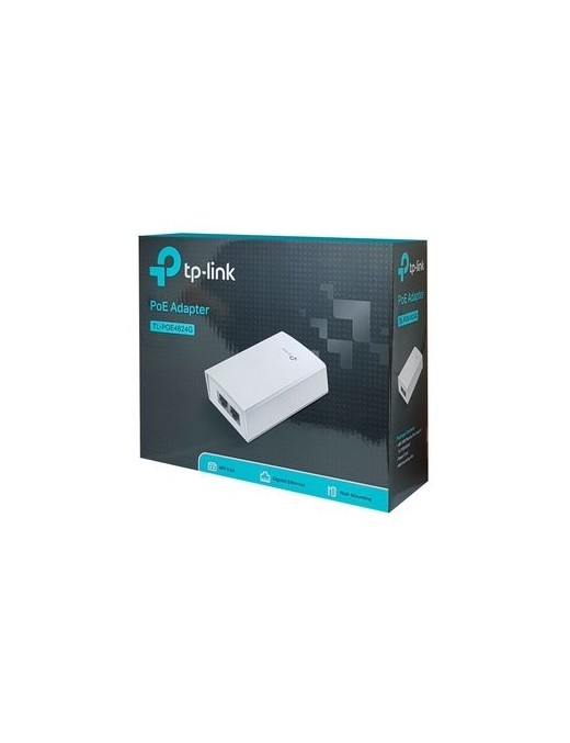TP-LINK Gigabit PoE Adapter TL-POE4824G, 48V 24W, power cable, Ver. 1.0