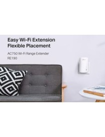 TP-LINK AC750 Wi-Fi Range Extender RE190, dual band, Ver. 4.0