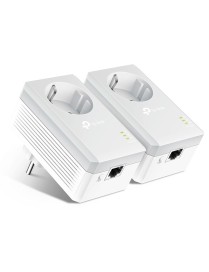 TP-LINK AV600 Passthrough Powerline Starter Kit TL-PA4010P, Ver. 4.0