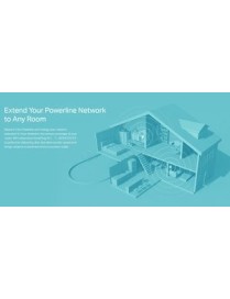 TP-LINK Wi-Fi AV600 Powerline Extender Kit TL-WPA4220, 300Mbps, Ver. 4.0