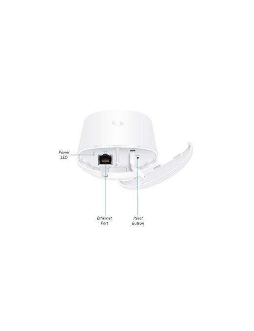 UBIQUITI NanoStation Loco 5AC, 5GHz, 450Mbps, 13dBi, λευκό