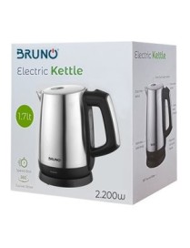 BRUNO Ηλεκτρικός βραστήρας BRN-0030, 2200W, 1.7lt, βάση 360°