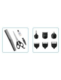 BRUNO Κουρευτική μηχανή 4 σε 1 BRN-0023, wet & dry, 6 εξαρτήματα, μαύρη